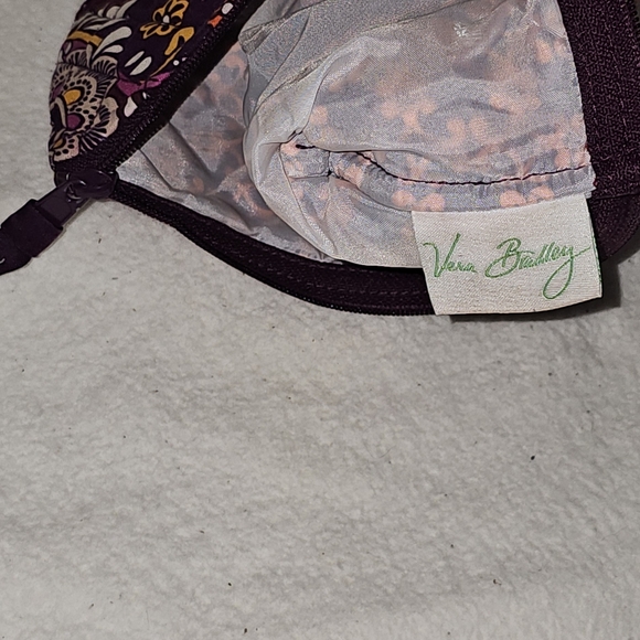 Vera Bradley Floral Patterned Makeup Pouch - Picture 4 of 4